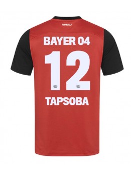 Muži Futbalové oblečenie Bayer Leverkusen Edmond Tapsoba #12 2024-25 Krátky Rukáv - Domáci